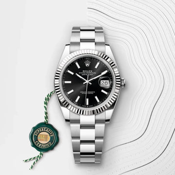 Datejust 41
Oyster, 41 mm, Oystersteel and white gold M126334-0017