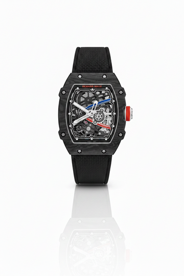 Rm 67-02 Skeletonized Dial Black